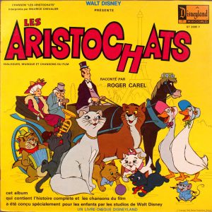 Les Aristochats - Livre - disque 33 Tours - FaceA