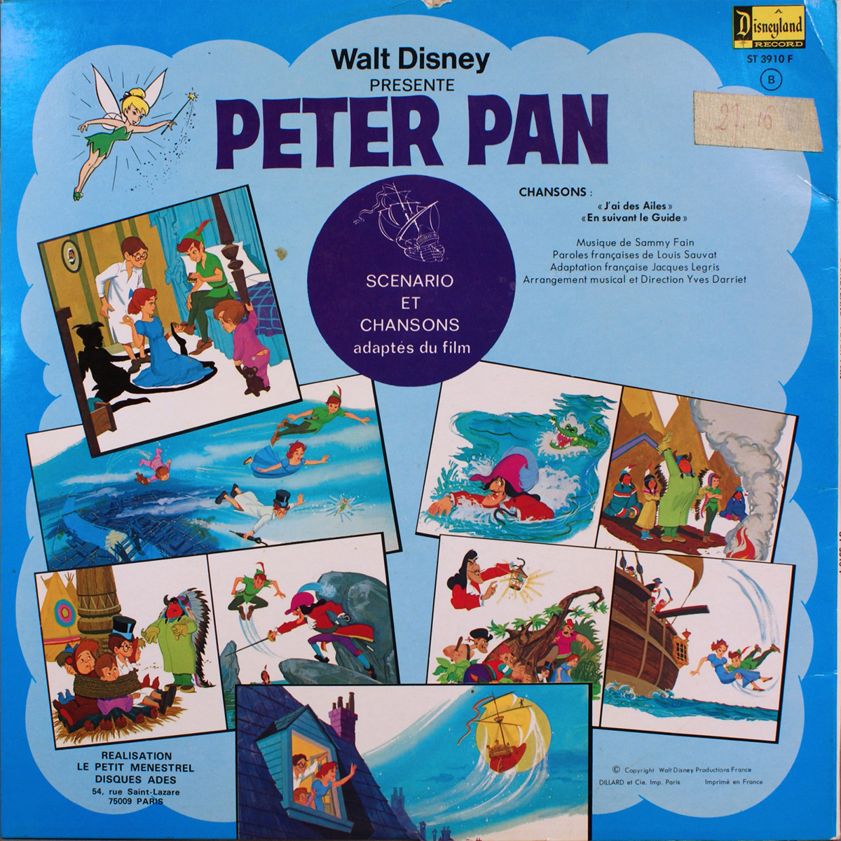 Peter Pan - Disque 33 - Face A