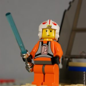 Luke détail - Set Lego Star Wars X-Wing (réf: 7140) de 1999