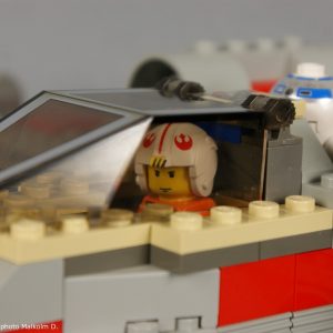 Luke détail - Set Lego Star Wars X-Wing (réf: 7140) de 1999